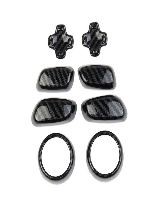 crosselec Carbon Fiber Seat Adjustment Button Cover Trim for Chevrolet Corvette C8 2020-2025 - Image 3